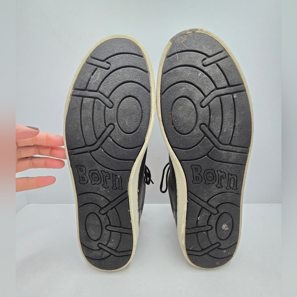 Born | Allegheny black smooth leather casual low-top sneakers | MENS 13 - Picture 9 of 9